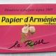 Carta Aromatica Papier d'Arménie alla Rosa